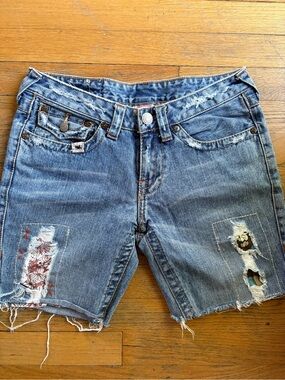 True Religion denim shorts -Vintage